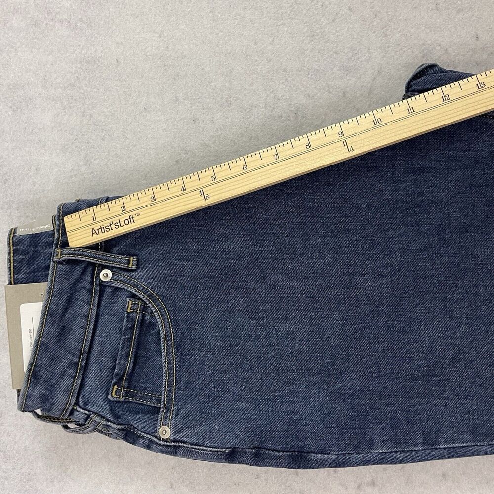 Everlane Dark Blue Straight Leg Jeans - Picture 6 of 16